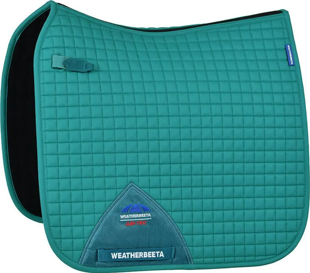 Tapis Weatherbeeta Air-Tec Dressage Blanc Taille L avec Mesh Respirant