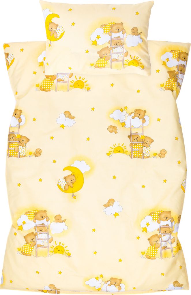 Amilian Kinderbettwäsche 2-teilig – 100×135 & 40×60 cm – Produktbild 