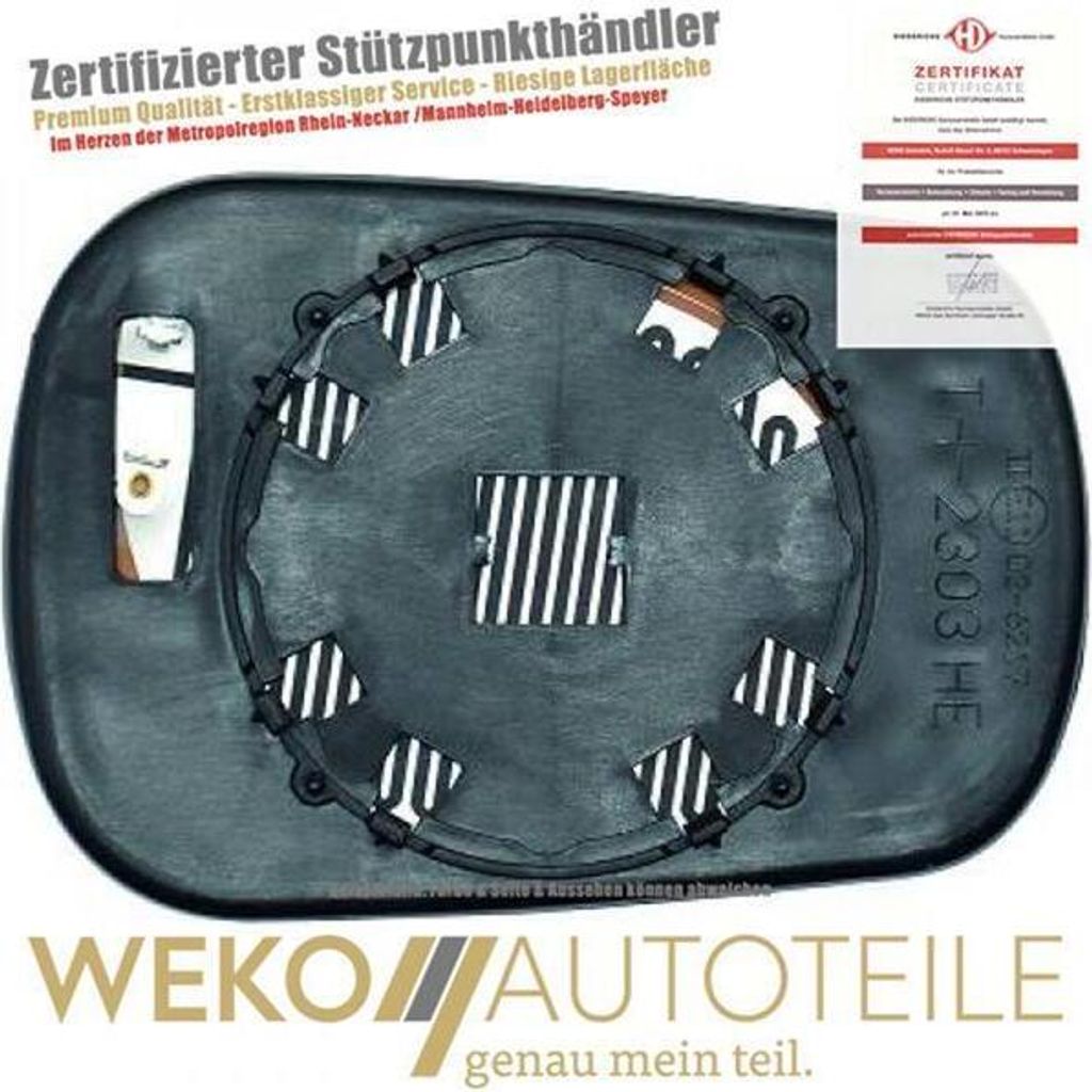 Spiegelglas Außenspiegel links DIEDERICHS 1475227 für FORD