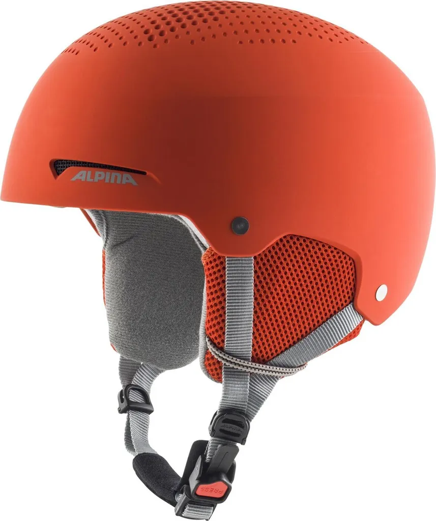 Casque de ski Alpina Zupo pour enfants 48 cm coloris orange mat 40