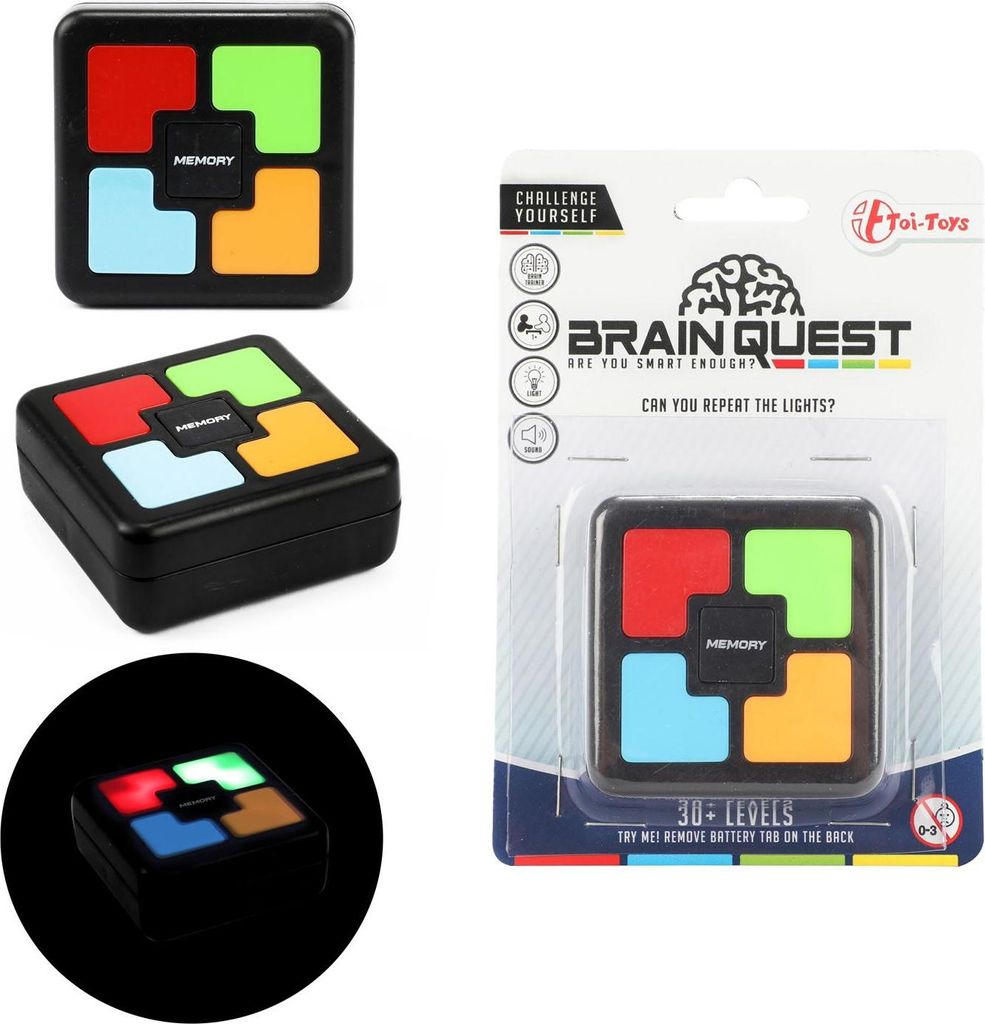 Mini gioco di memoria Quadrato a 3 pieghe assortito Immagine del prodotto 