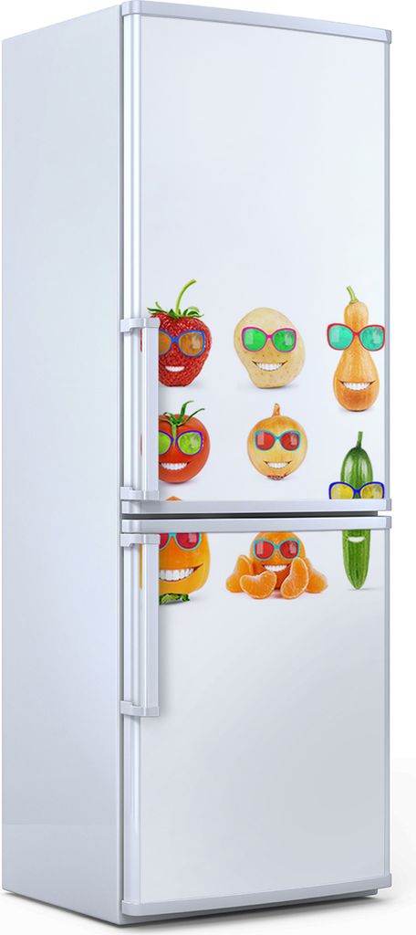 Magnete Dekorative - 60 cm x 180 cm - Küche Magnetmatte Kühlschrankmagnete - Farbige Früchte