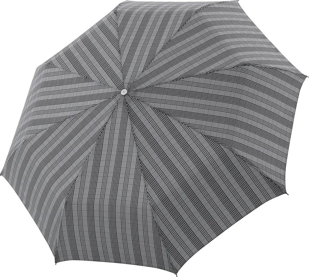 Doppler Orion Parapluie de Luxe Nickel Matt Grey en Gris Foncé Élégant