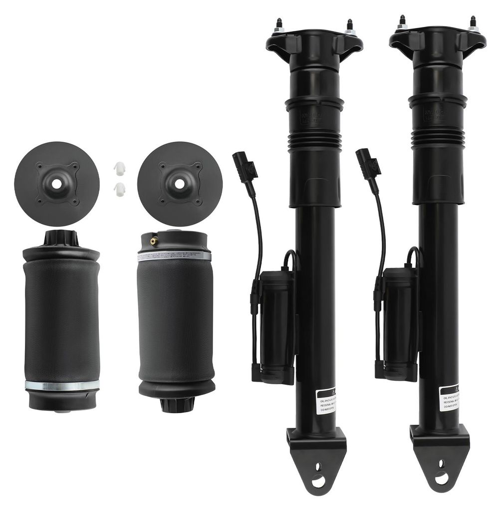 2x Hinten Stoßdämpfer +2*Hinten Luftfederung for Mercedes Produktbild 