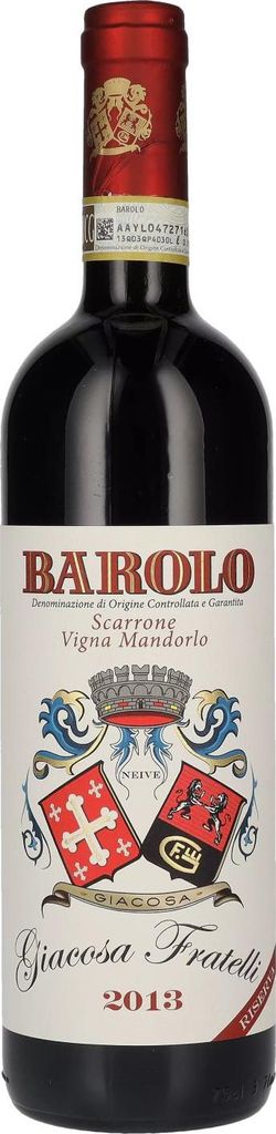 Giacosa Fratelli Barolo Scarrone Vigna Mandorlo Riserva DOCG 2013 14,5% Vol. 0,75l