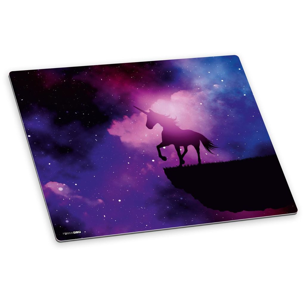 itenga Deluxe Schreibtischunterlage Einhorn 50x40cm Kunststoff rutschfest