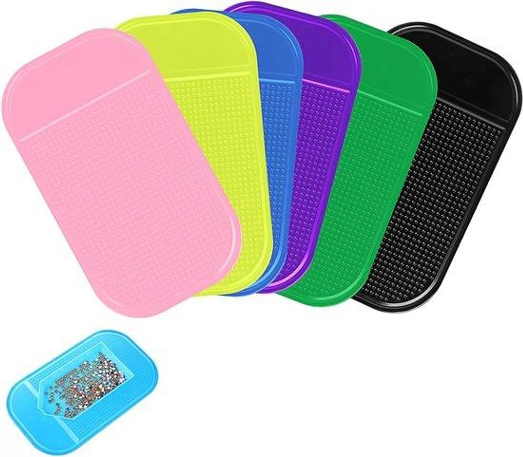 Universele Diamantschilderij-Lade, 55 x 32 Zoll, Anti-Slip Gel Pad, Anti-Slip, 6er-Pack.