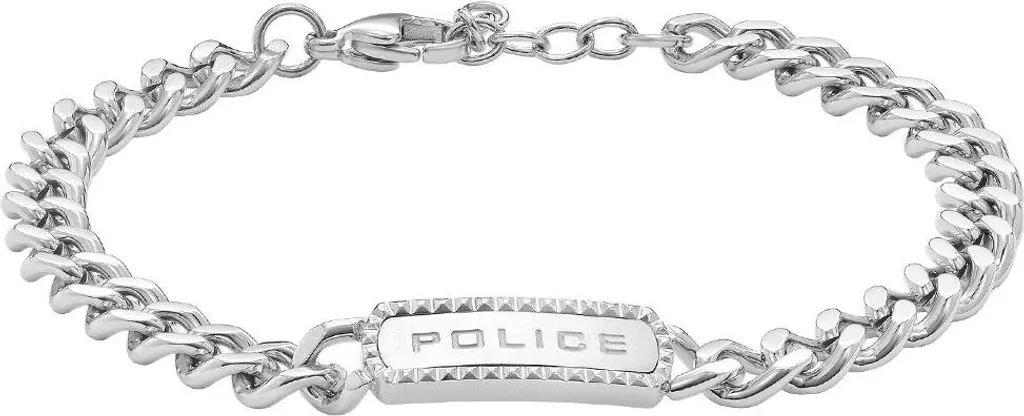 Bracelet Police PEAGB0041301 : Un Bijou Homme Durable qui ne Noircit Pas