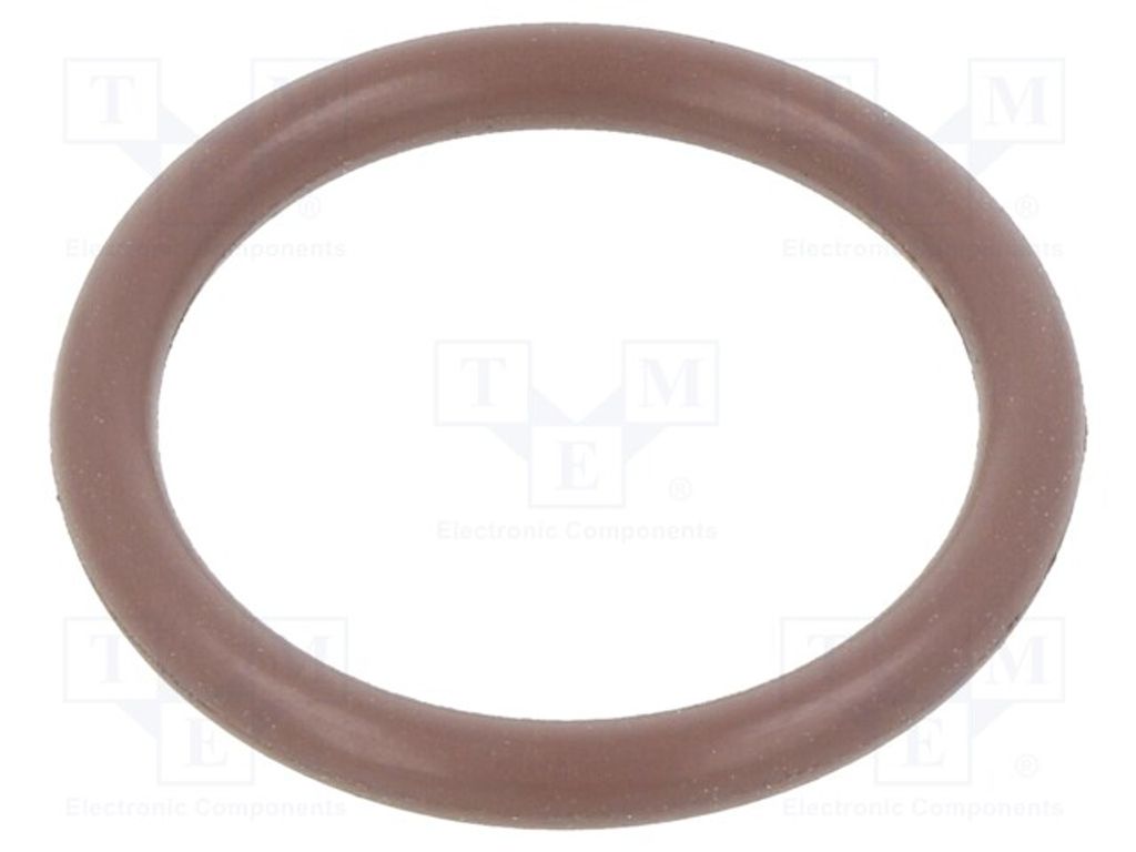 10x O-ring Dichtung ØInn: 15mm FPM Thk: 2mm braun -20÷200°C 01-0015.00X2 ORING 80F