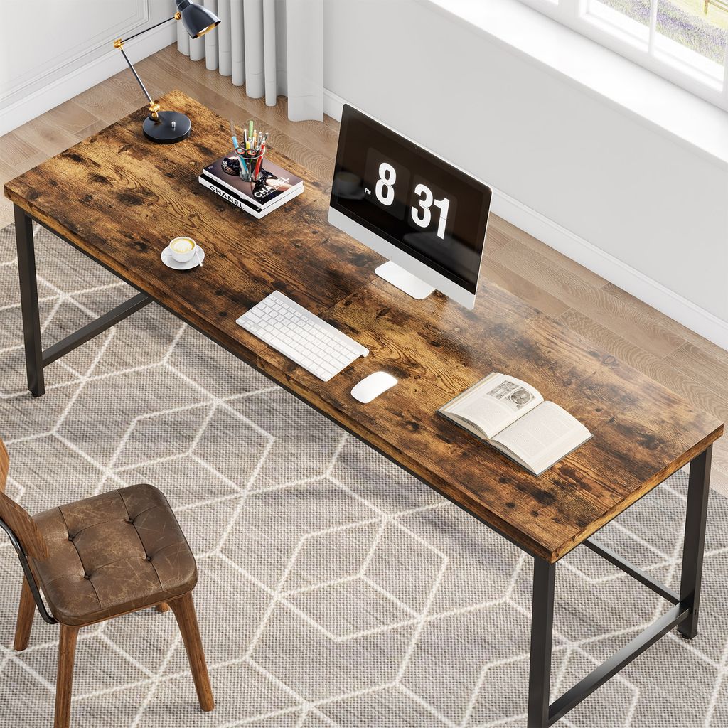 Tribesigns Doppelschreibtisch, 200cm Extra Lange Produktbild 8