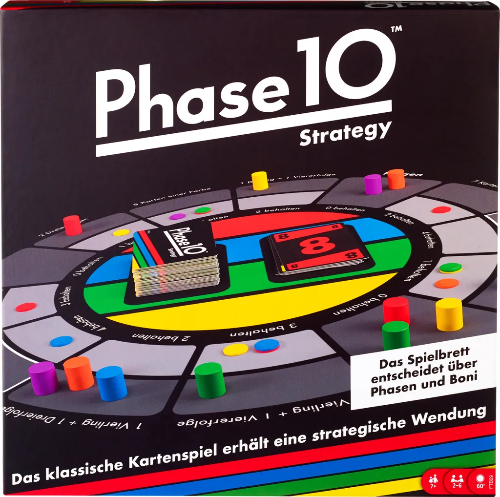 Jeu de Société Phase 10 : Idéal pour vos Moments en Famille et entre Amis
