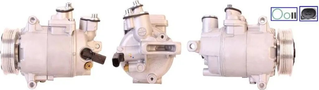 Compresseur Climatisation 8E0260805BS Haute Performance pour Audi et Exeo