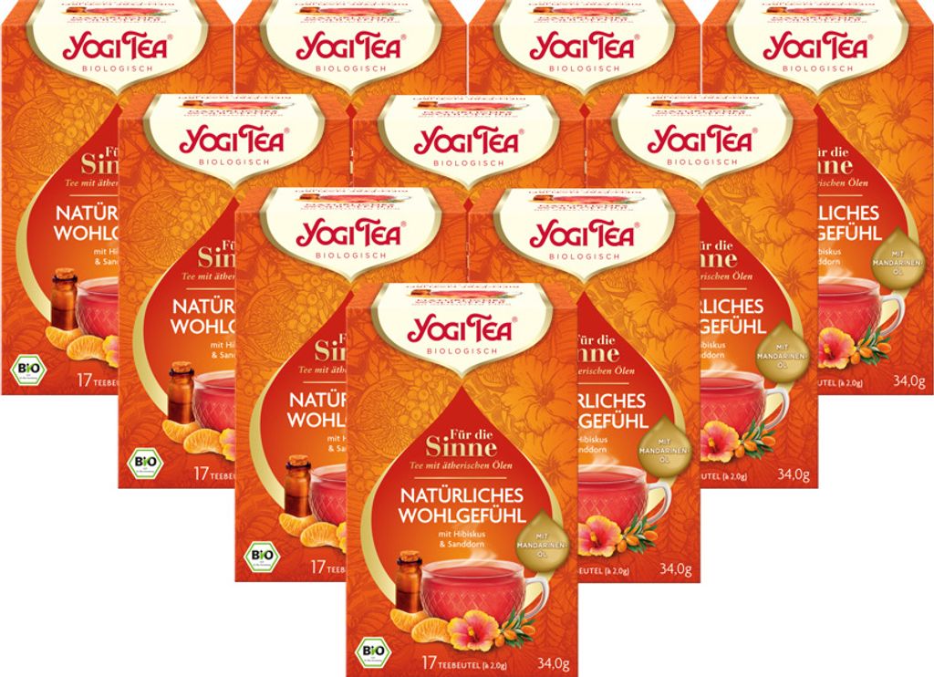 10 x YOGI TEA Natürliches Wohlgefühl | 10x34g Produktbild 
