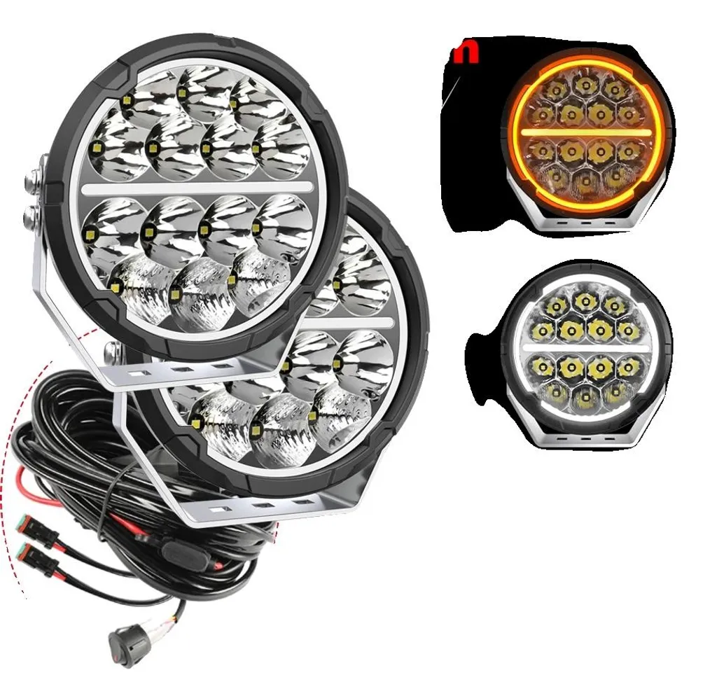 Lampe LED étanche à faisceau combiné 6,5 pouces ultra robuste - 2 unités