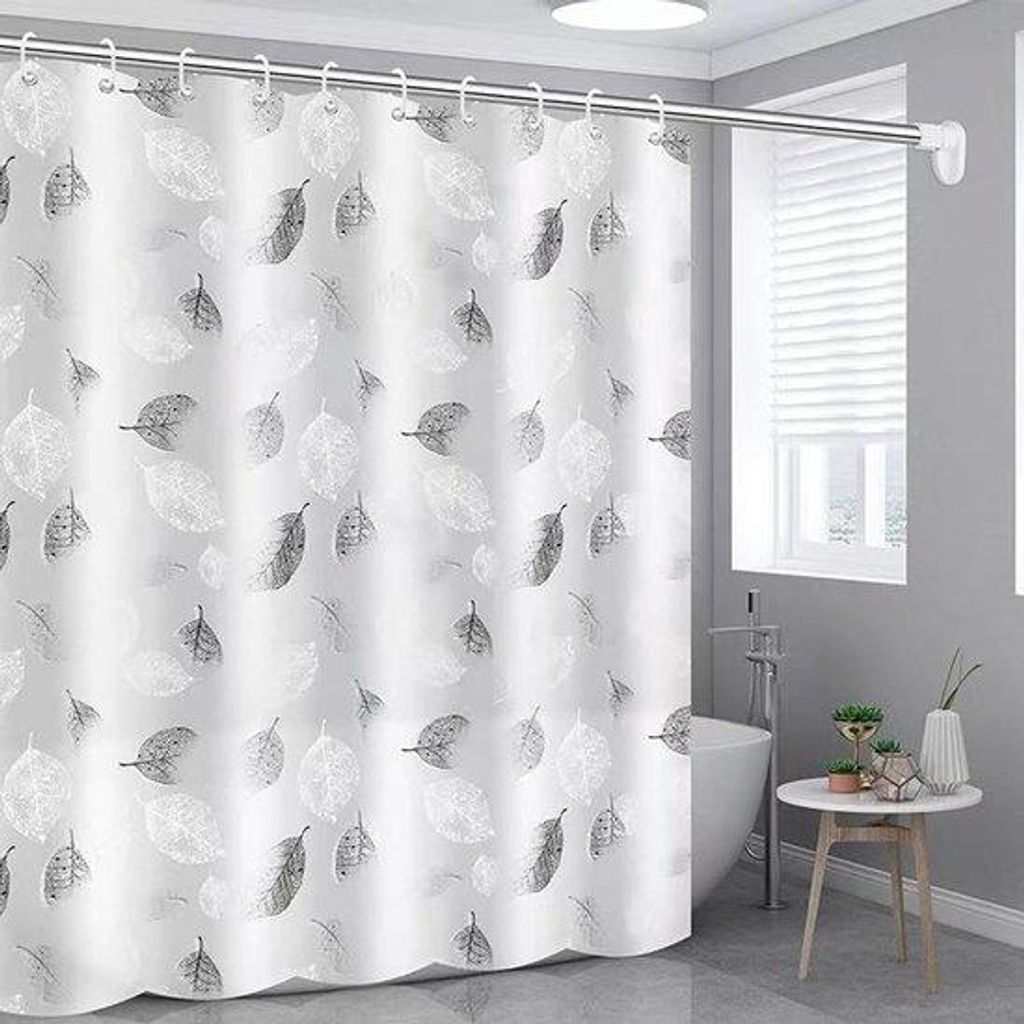 Duschvorhang, wasserdicht und schimmelfest, für Duschräume geeignet, Maße: 180 x 200 cm