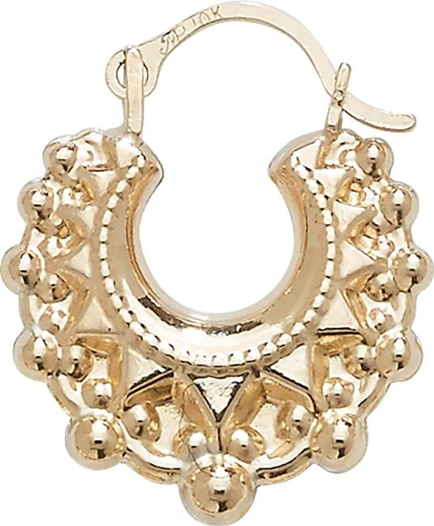 Boucles d'Oreilles Or Fille pour Anniversaire ou Communion 18mm