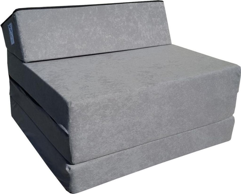 Fauteuil matelas pliant 200x70x10 cm - 1008, 3 parties, lit Image du produit 
