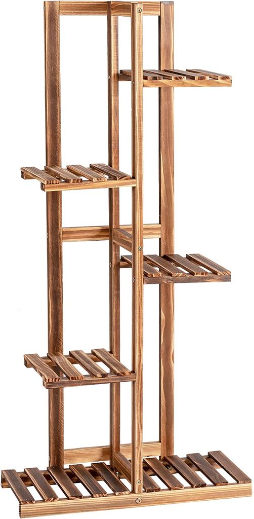 Blumenregal aus Holz, 5 Ebenen, für 6 Toepfe Kaufland.de