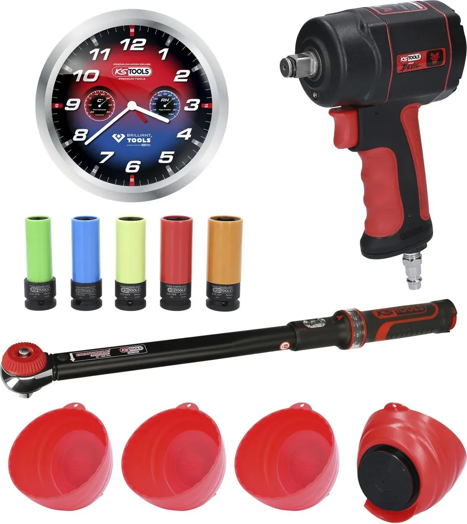 Set miniDevil KS-Tools 515.2101 ultra compact et puissant pour roues