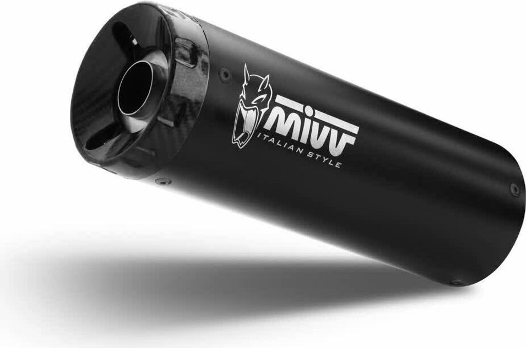 MIVV Hr-1 Schwarzer Slip-On Auspuff genehmigtem Carbon-Endstück für HONDA CMX 500 Rebel