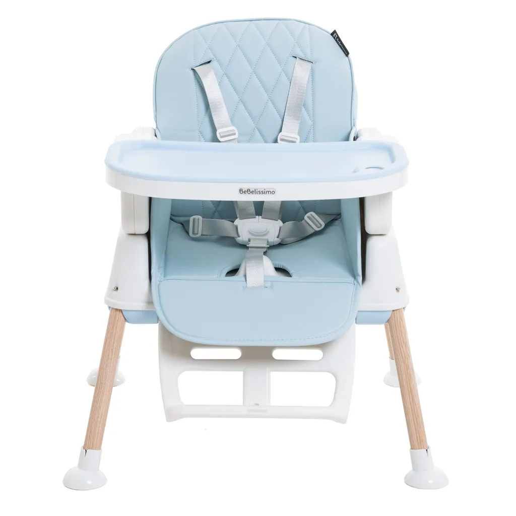 Chaise Haute Bébé Stable et Hygiénique, Solution Repas Sans Stress - 3