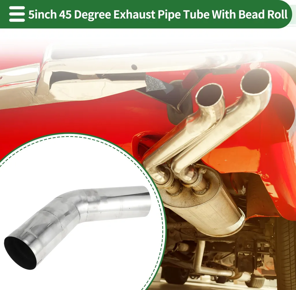 Embout Échappement Inox 5 Pouces 300mm pour Sortie de Pot Personnalisée
