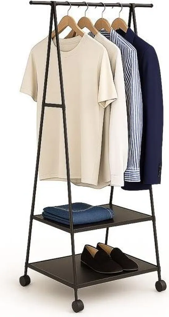 edihome, Appendiabiti per vestiti, guardaroba, appendiabiti, armadio per vestiti, resistente, in
