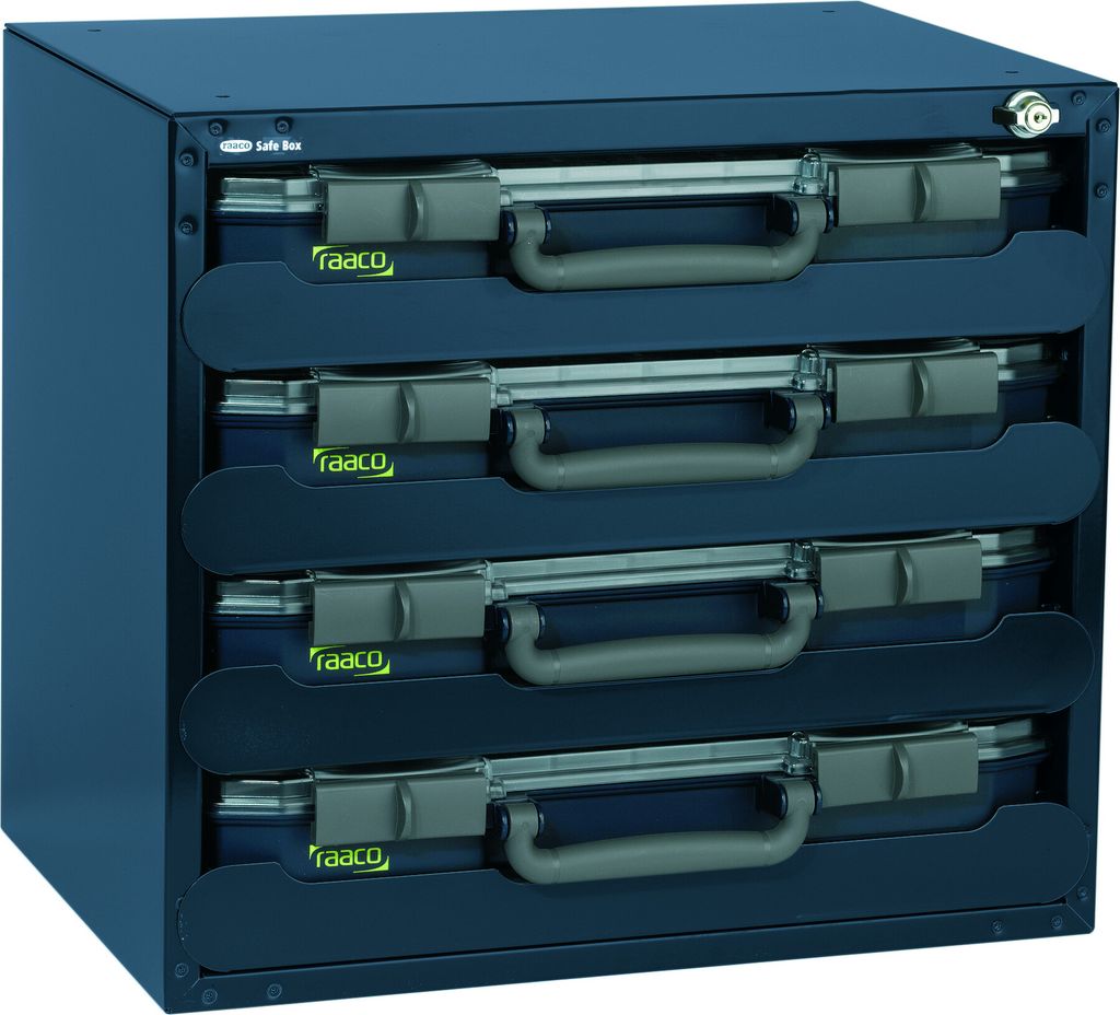 Raaco coffre-fort Safe Box 4cases 452x330x405Mm tôle Image du produit 