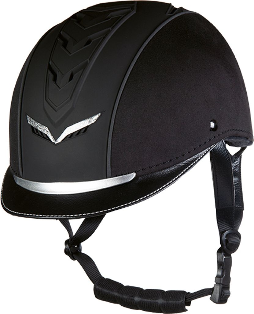 HKM Reithelm -Elegance-, Farbe:9100 schwarz, Größe:S/M 49-52 cm