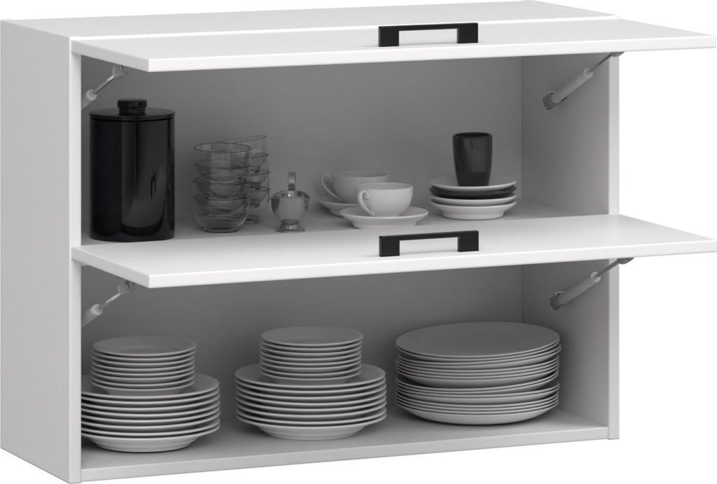 Szafka kuchenna wisząca OLIWIA G2 Biała 2 półki 58x80x30 cm Zdjęcie produktu 2