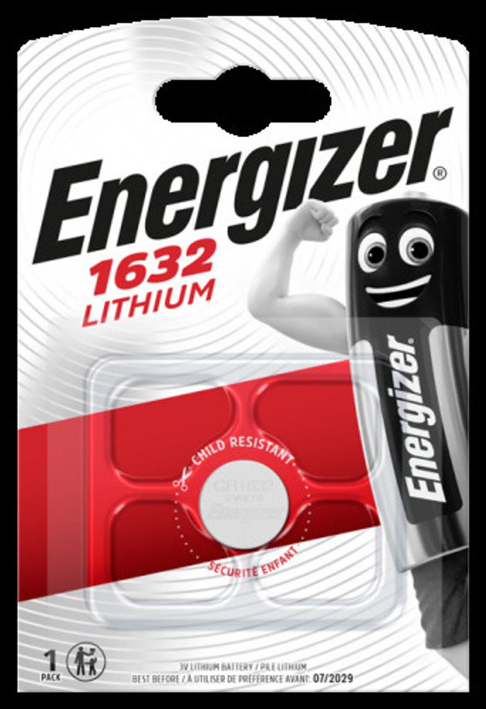 Energizer Lithium-Batterie CR1632 Produktbild 