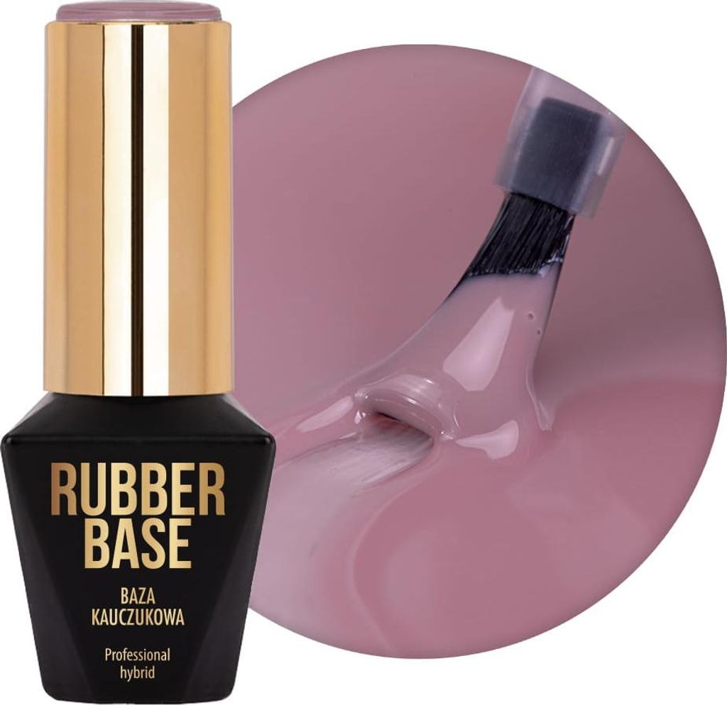 Gummibasis für Hybrid-Nagellacke Gummibasis MollyLac Dange Rose 10 g