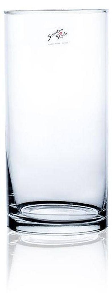 4er Set Glasvasen Dekogläser CYLI Zylinderform H. 25cm D. Produktbild 