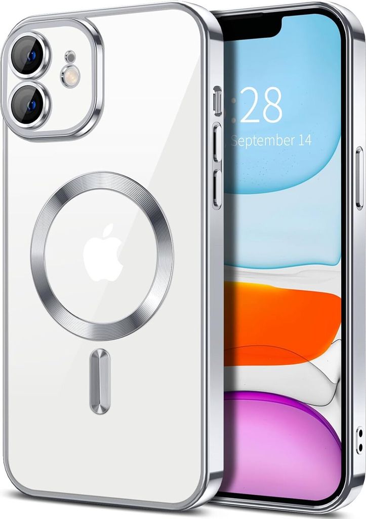Coque magnétique transparente pour iPhone 11, compatible Image du produit 