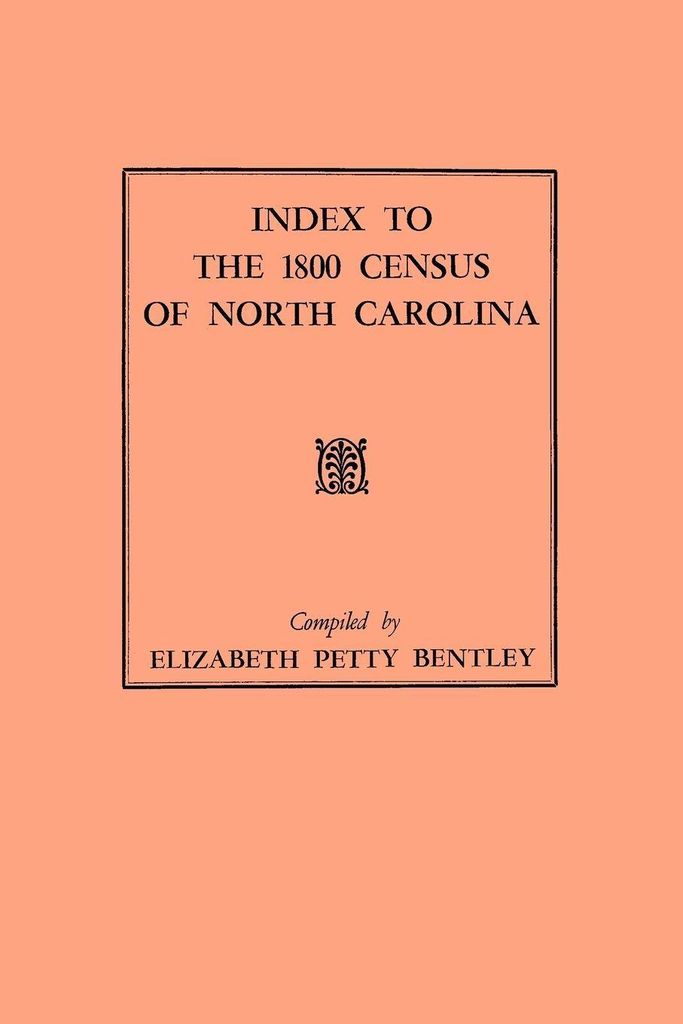 Index to the 1800 Census of North Carolina