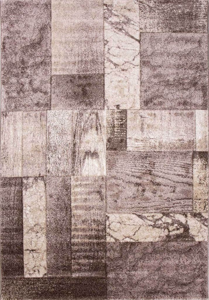 Designer Teppich Wohnzimmer Inneneinrichtung Modern Beige, Maße:160x230 cm