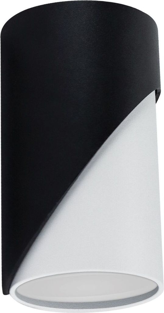 Deckenstrahler Metall 5,8 cm breit Aufputz Schwarz Weiß GU10 rund Spot Lampe Decke