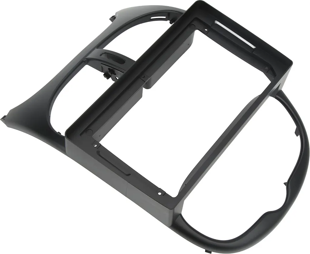 Façade Autoradio 9 Pouces pour Peugeot 206 2000-2008 Cadre GPS Noir