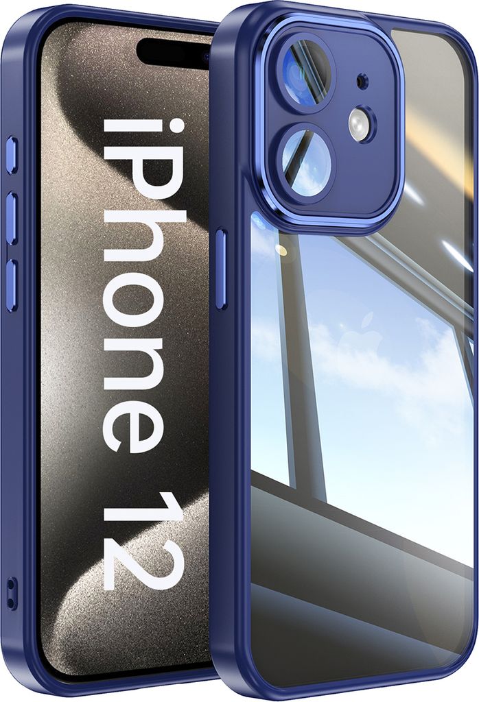 Handyhülle für iPhone 12 Hybrid Transparent TPU PC Produktbild 
