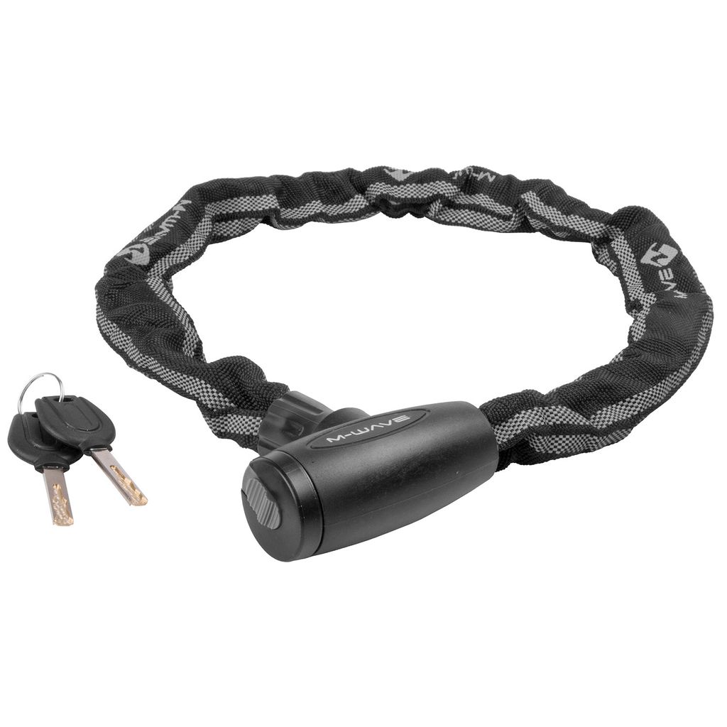 Fahrrad Ketten Panzer Schloss C6 Illu Reflex Chain Lock 850mm lang mit Schlüssel