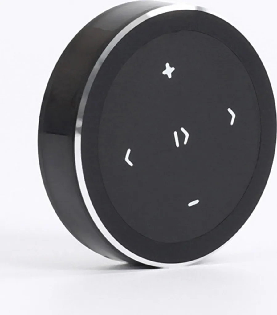 Telecomando Bluetooth Volante Auto e Moto - Media Button Universale Argento - 2