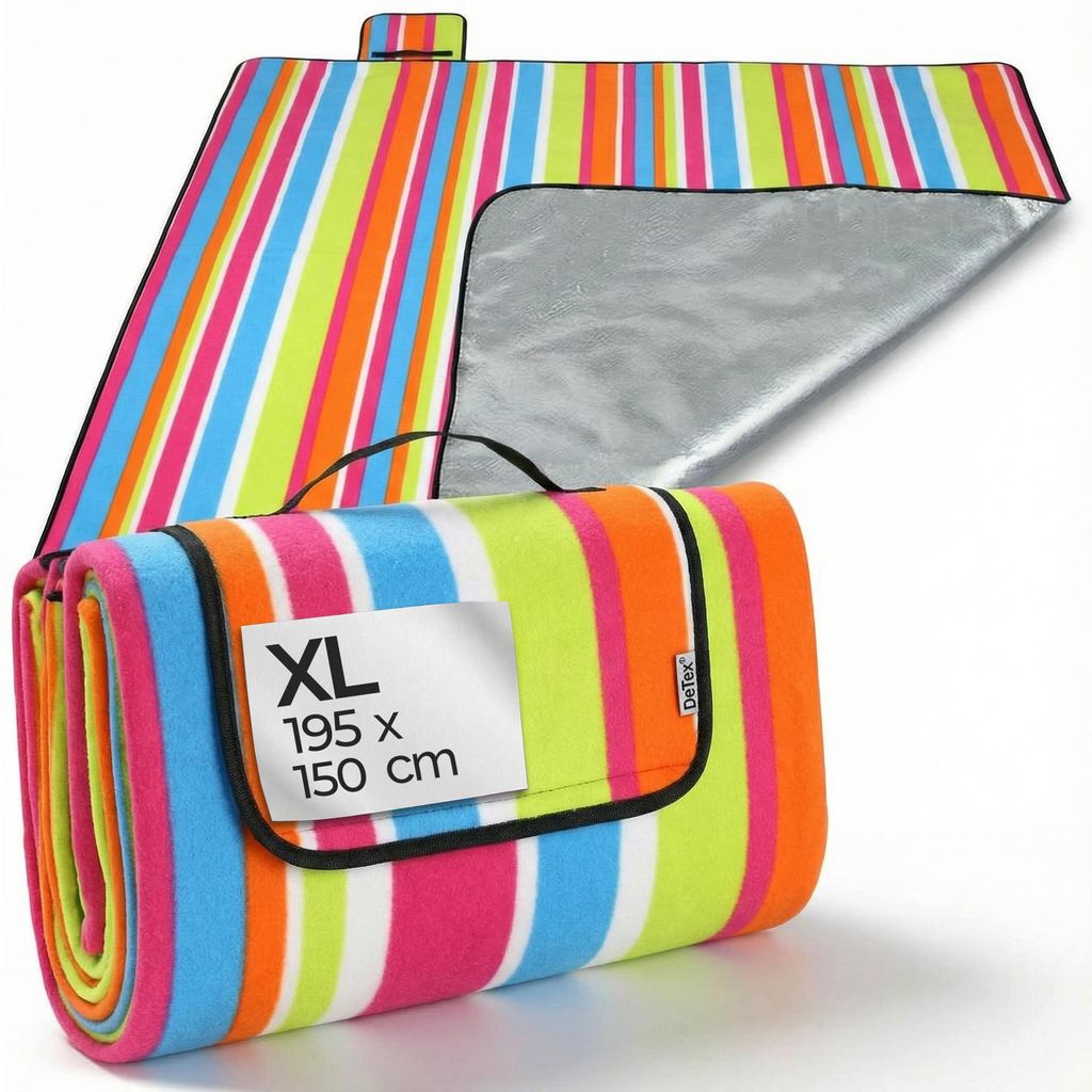 DeTeX Coperta da Picnic XL Telo Giochi Bimbi da Campeggio Immagine del prodotto 