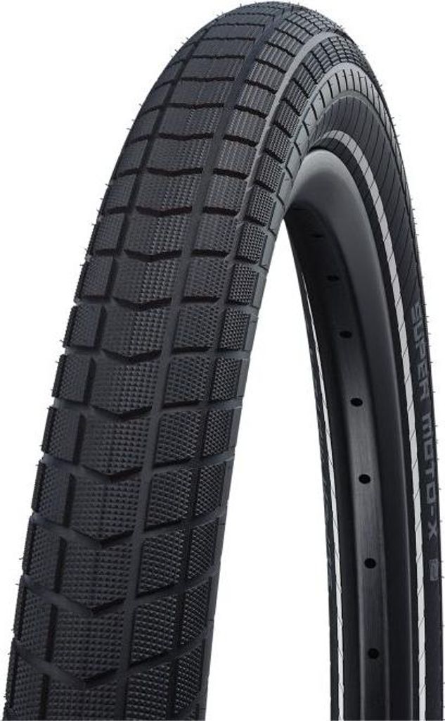 Schwalbe Super Moto-X – kabelgebunden – Addix – DD – Greenguard – 20 x 2,40 – Schwarz + Reflex