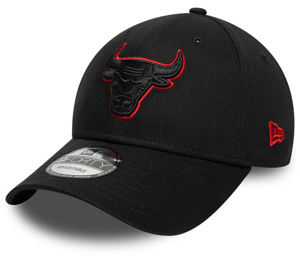 New Era NBA 9FORTY Cap Team Outline Chicago Bulls black Produktbild 