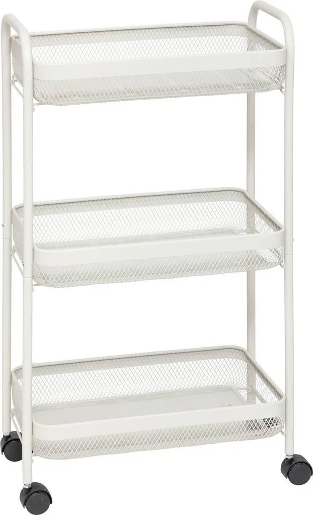 Carrello Portavivande MAYAJ Slim | 3 Cestelli Salvaspazio Cucina e Bagno