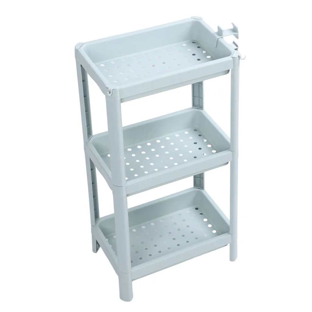 Étagère sur pied pour salle de bains avec 4 niveaux de stockage ouverts