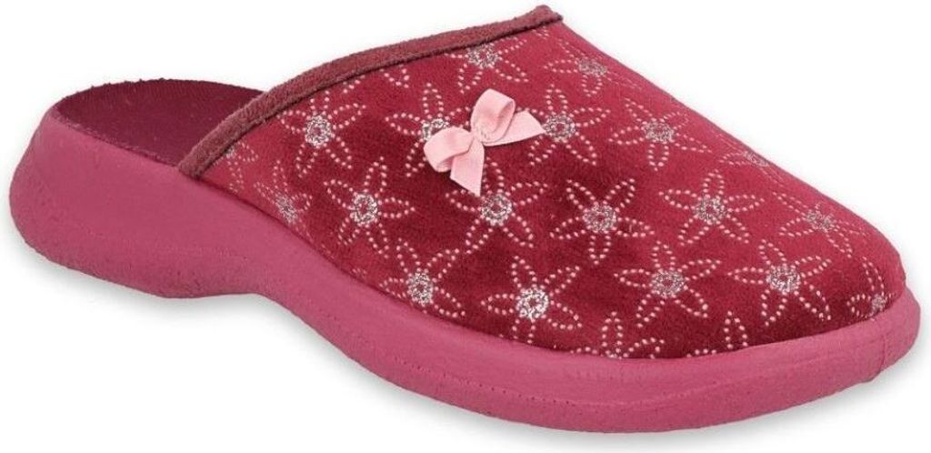 Damen Hausschuhe Pantoffeln Befado Olivia weinrote