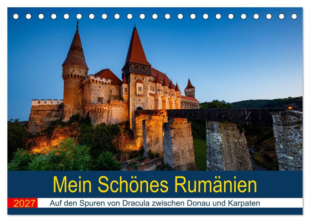 Mein Schönes Rumänien (Tischkalender 2027 DIN A5 quer), CALVENDO Monatskalender