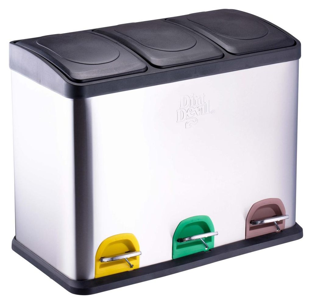 Cestino a pedale Dirt Devil 3 x 15L per la raccolta Immagine del prodotto 