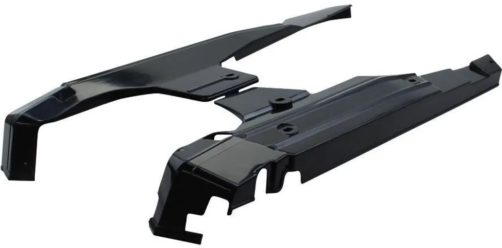 Habillage latéral noir et marchepied pour cyclomoteur Puch Maxi L S